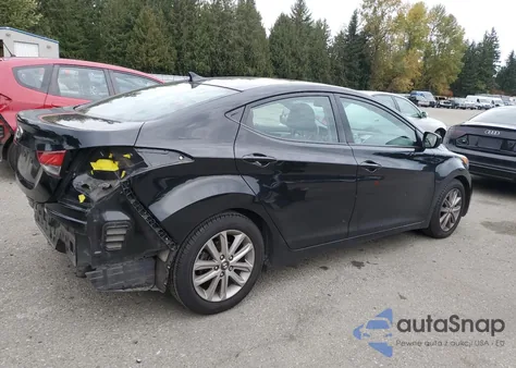 2014 Hyundai Elantra Se from USA, damaged, VIN 5NPDH4AE7EH513025